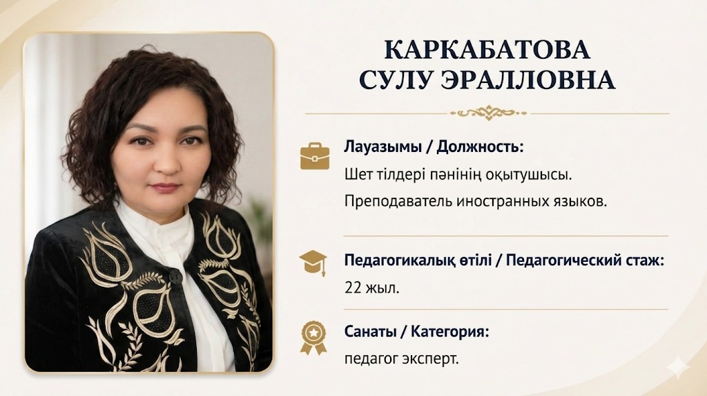 Karkabatova-Sulu-Erallovna